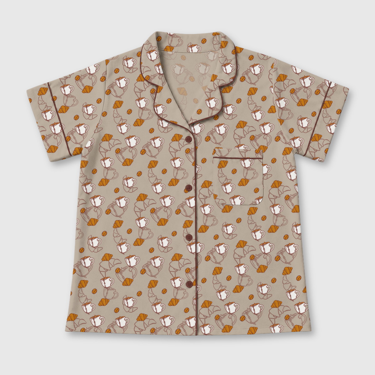 Pijama Cafecito con Pan Short
