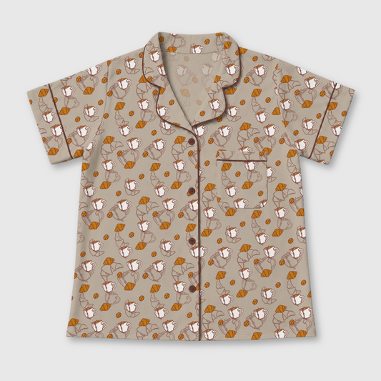 Pijama Cafecito con Pan Short