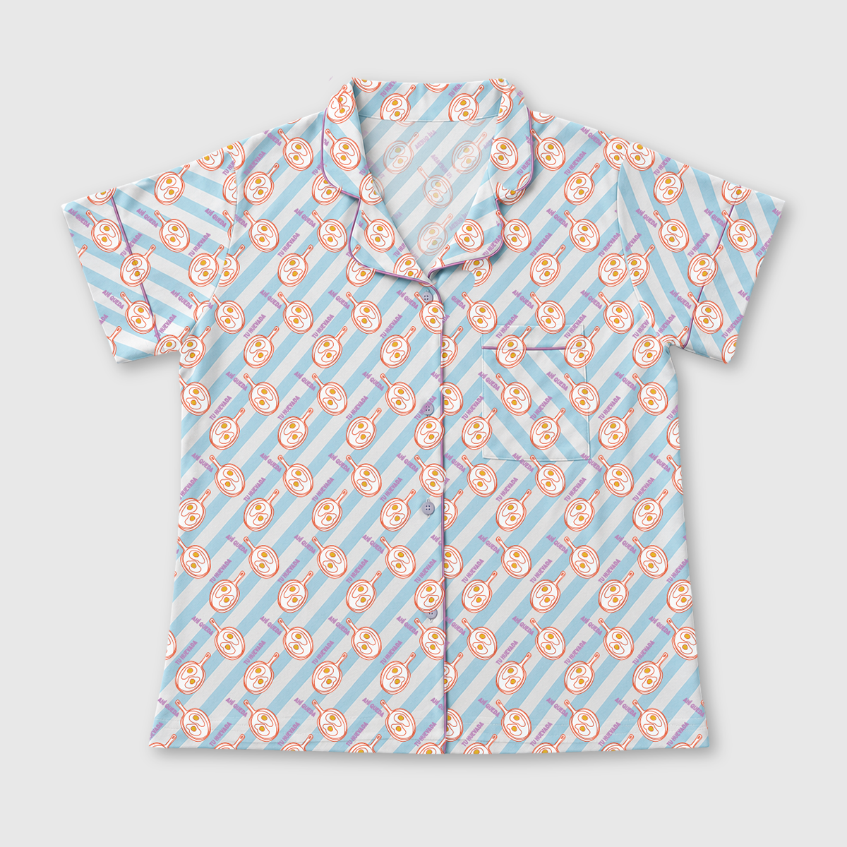 Pijama Ahí queda tu huevada Short