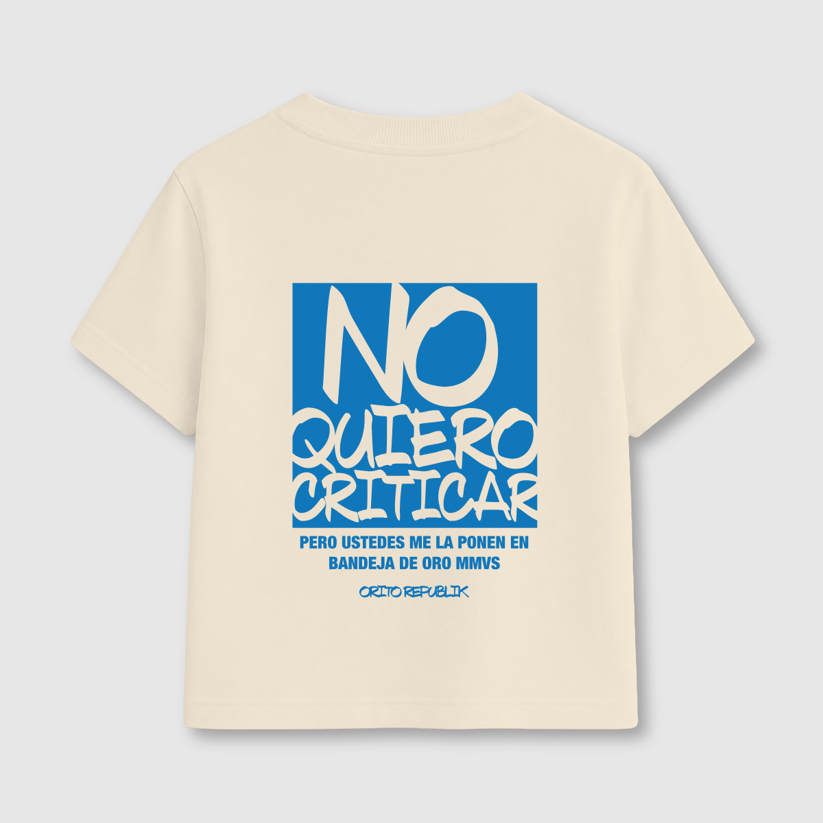 No quiero criticar