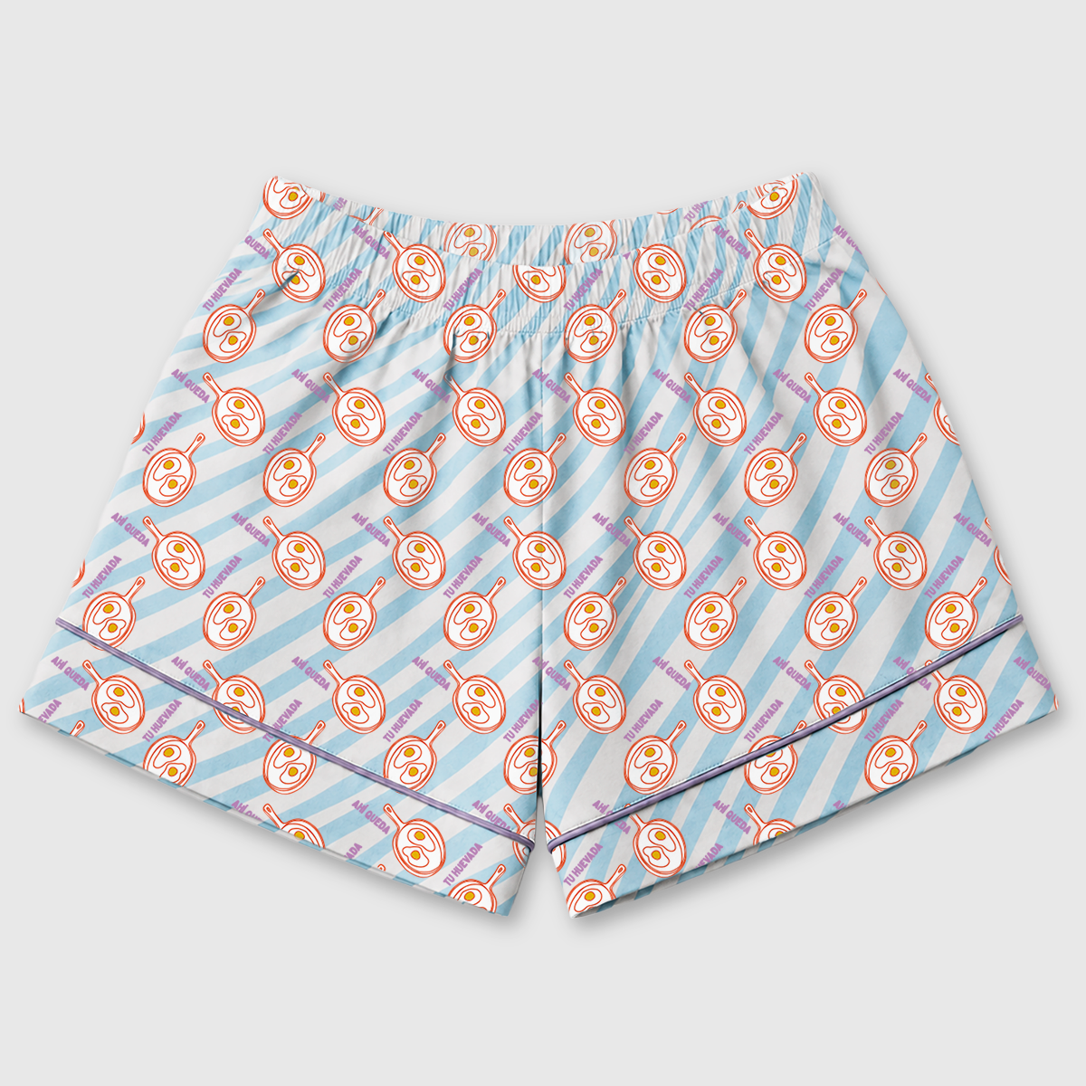 Pijama Ahí queda tu huevada Short